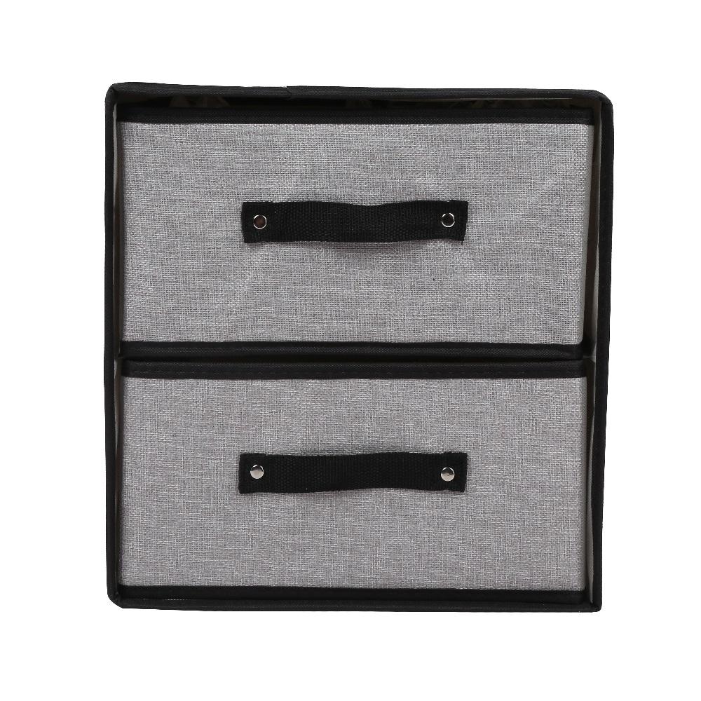 Моющийся тканевый ящик для хранения, практичный тканевый ящик для хранения, органайзер, разобранные и сложенные ящики для хранения белья