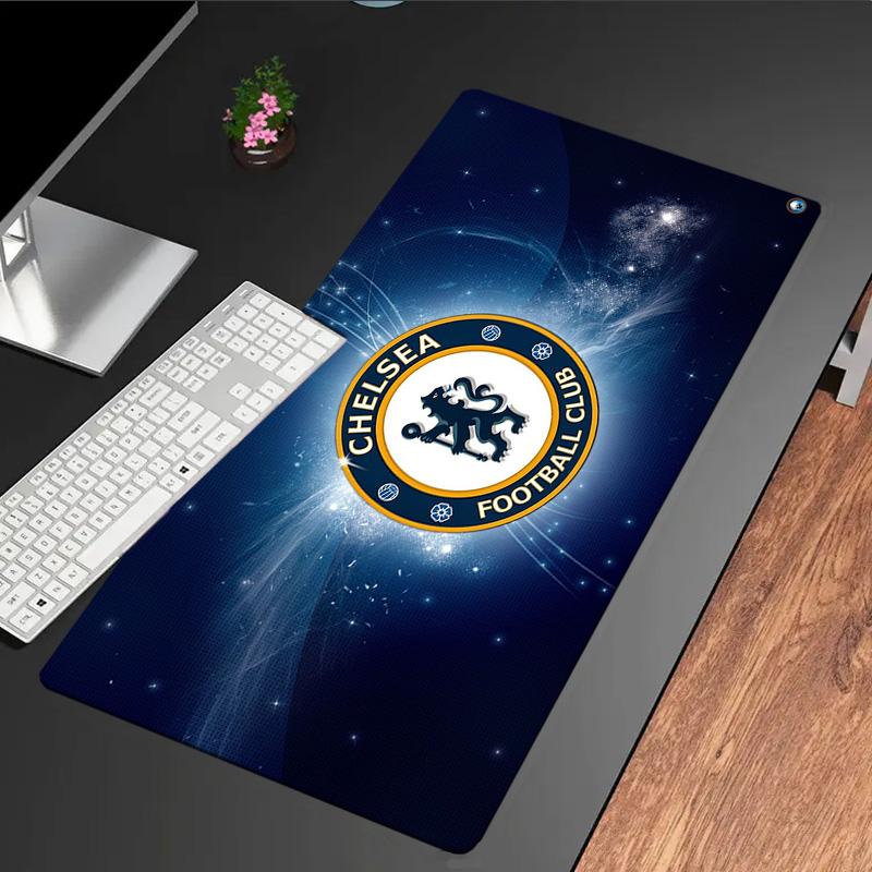Коврик для мыши Chelsea FC Лига Чемпионов, резиновая основа, коврик для киберспортивного стола, коврик для мыши для геймеров и офиса, игровой стол, легко моющийся коврик