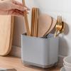 Bucket Kitchen Organizer Rack Chopstick Drain Box Tableware Storage Holder Cutlery Shelf