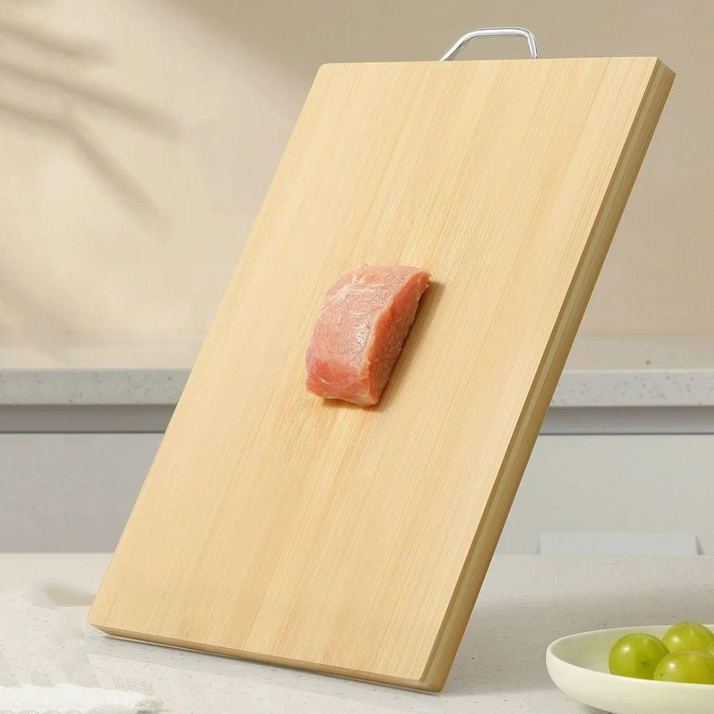 Утолщенная кухонная разделочная доска Прямоугольная Мясницкий Разделочный блок Инструмент Для домашнего использования