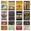 INEED Vintage Beer Metal Sign Poster Wall Decor Tin Sign Decorative Plate Iron Plaques Club Bar Home Man Cave Retro Decor