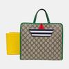 [Pre-Owned] 3D Sailboat Shaped Logo Canvas And Leather Tote Bag - Excellent #19A7RMH