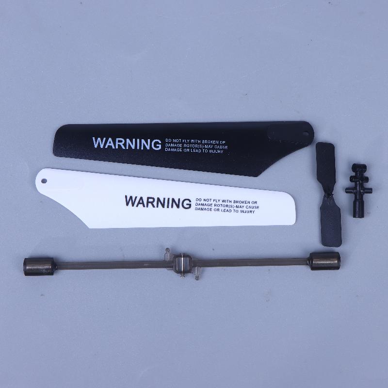 1 Set Rc Spare Parts For Syma S39 Wind Leaf Fan Main Blade Props Connect Buckle Flybar Tail Blade R/C Helicopter Toy Model