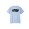 Uniqlo Футболка унисекс с принтом Pokémon, прямой крой, светло-голубая 428126-61