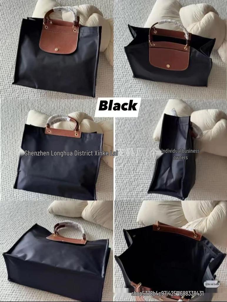 Large Dragon Print Handheld Tote Bag - Simple, Versatile Laptop Bag for Business and Commute