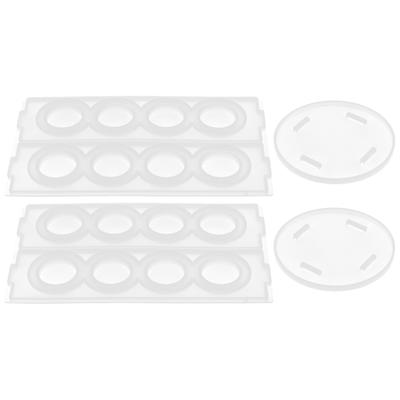 Подставка для кофе Силиконовая форма Сделай сам Экологически чистая Вращающаяся на 360 градусов форма для полки для офиса