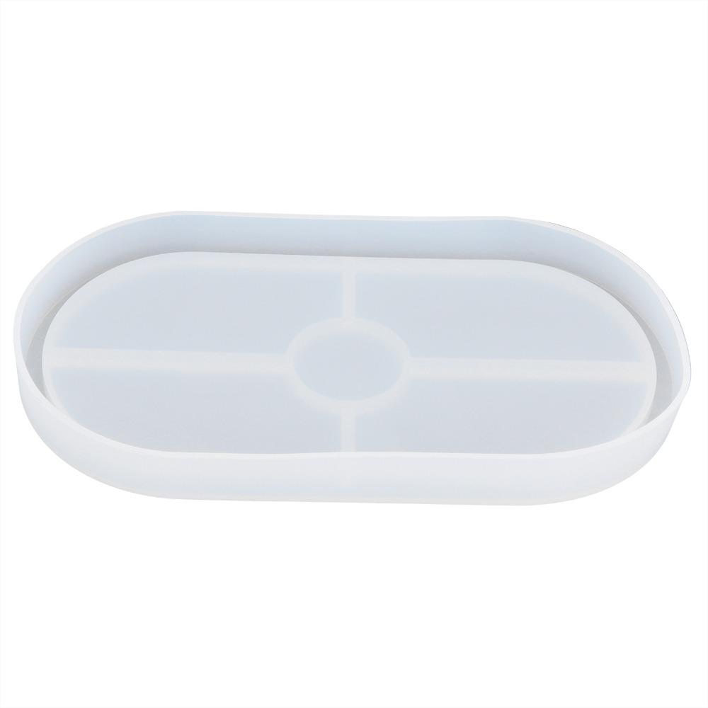 Oval Shape Silicone Tray Mold Raised Rim DIY Silicone Mold Professional Cake Mold DIY Crafts