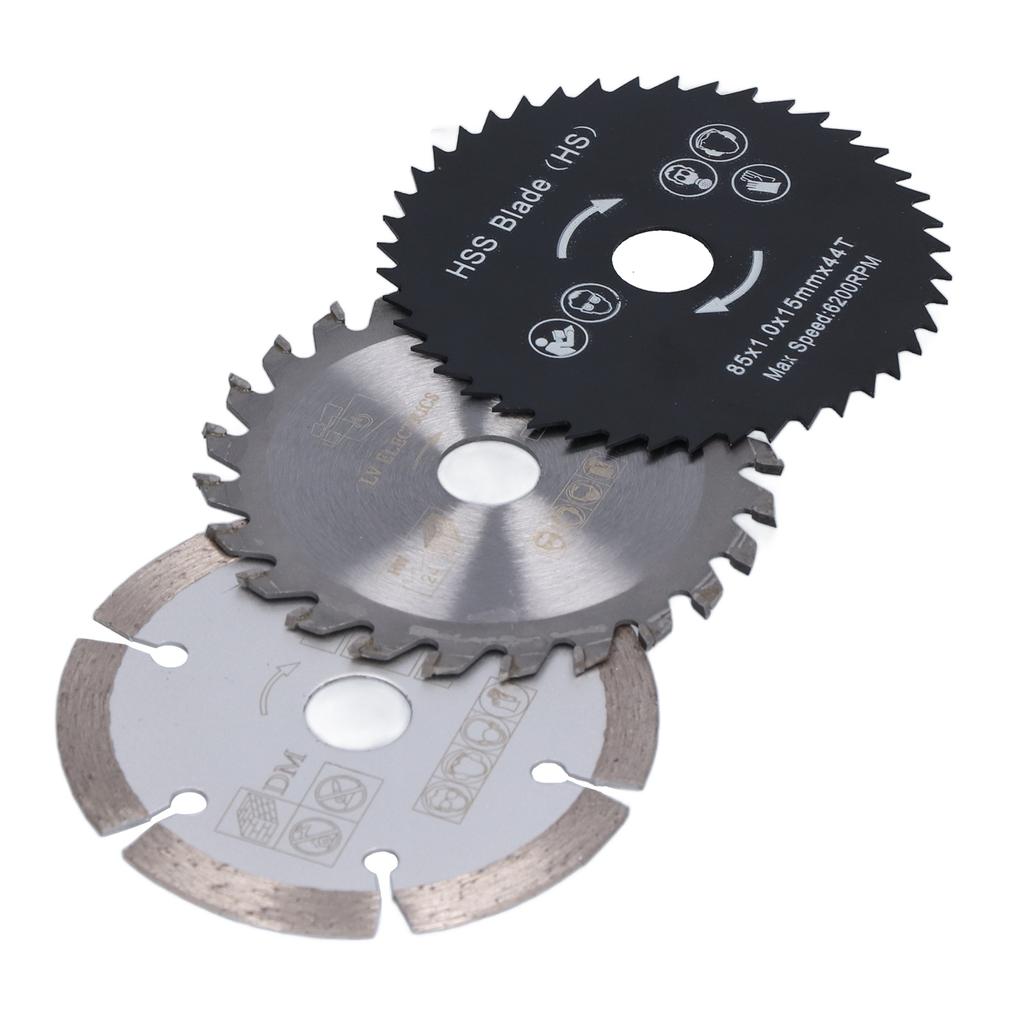 4Pcs/Set Mini Circular Saw Blade Alloy Steel Cutting Rotary Tools Wheel for Wood Plastic 85mm