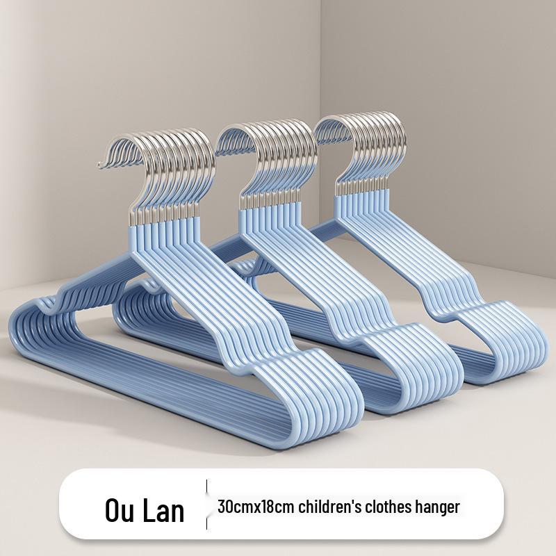 Очень толстая нескользящая вешалка с диповым покрытием для взрослых и детей - Решение для сушки одежды без следов