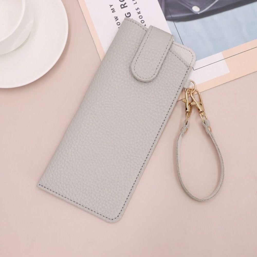 With Lanyard Glasses Storage Bag Leather Rope Sunglasses Eyeglass Bag  Outdoor