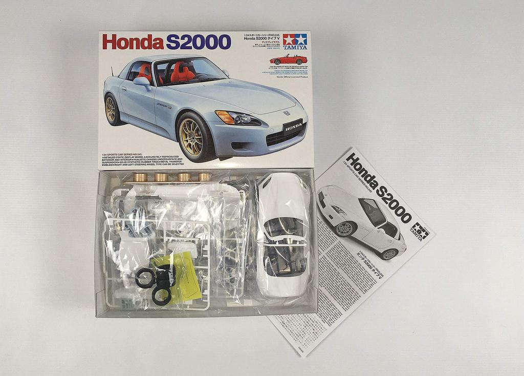 Tamiya 1/24 Sports Car Series No. 245 Honda S2000 Type V Plastic Model 24245