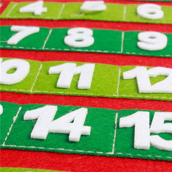 Supply Christmas Calendar Snowmen Hanging Lobby Family Party Santa Claus Christmas Decor