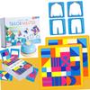 Double Player Strategy Game For Children Cognitive Development And Reaction Time Training With Pattern Puzzles