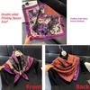 70*70cm Double-sided Printing Square Head and Neck Scarf, Multipurpose Hair Wrap, Sleeping Wraps Bandana For Women, Cotton and Linen Touch Feeling