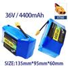 New 100 %Full Capacity 36v 4 .4ah Lithium Battery 10s2p 12000mah Battery Ion Pack 6800mah Scooter Twist Car Batt