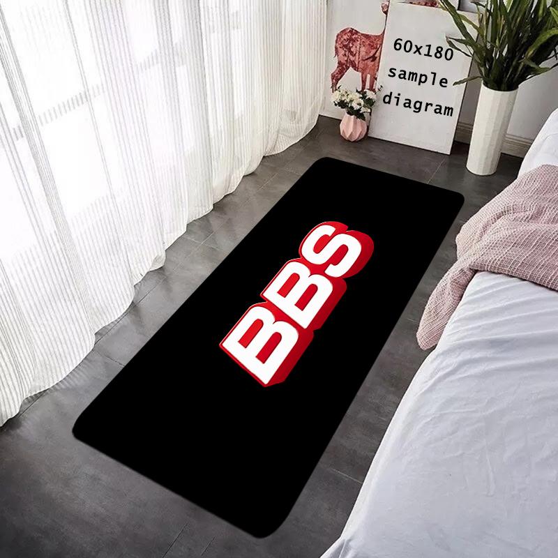 Entrance Doormat B-BBS Wheel Hub Balcony Rugs Living Room Carpet Foot Mats Bath Rug Floor Mat Ideal Gifts Non-slip House Decor
