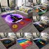 Naturalize Yoga Meditation Floor Mat with Rainbow 7 Chakra Design Soft Non-Slip Carpet for Living Room Stylish Rug for Bedroom