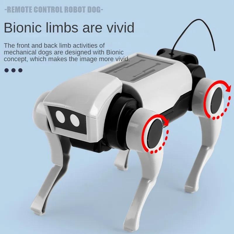 non-toxic Solar Rc Robot Dog Cat Science Experiment Diy Building Powered Learning Tool Education Robots Technological Gadgets Kit for Kid