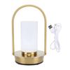 Table Lamp Modern Metal Cordless Touch Control 3 Color LED 2000mAh Bedside Lamp for Bedroom Living