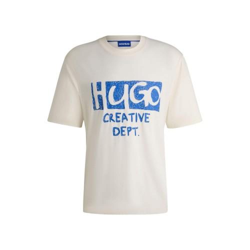 Hugo Mens Nugocrea Artwork Logo T-Shirt