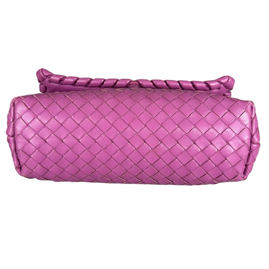 BOTTEGAVENETA INTRECCIATO OLYMPIA Shoulder Bag purple Women used