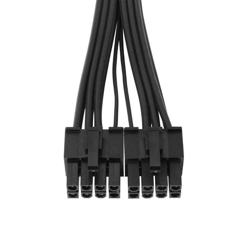 Two 8Pin to 16Pin 12VHPWR PCIE 5.0 Cable for Power Supply and High End Graphics Cards