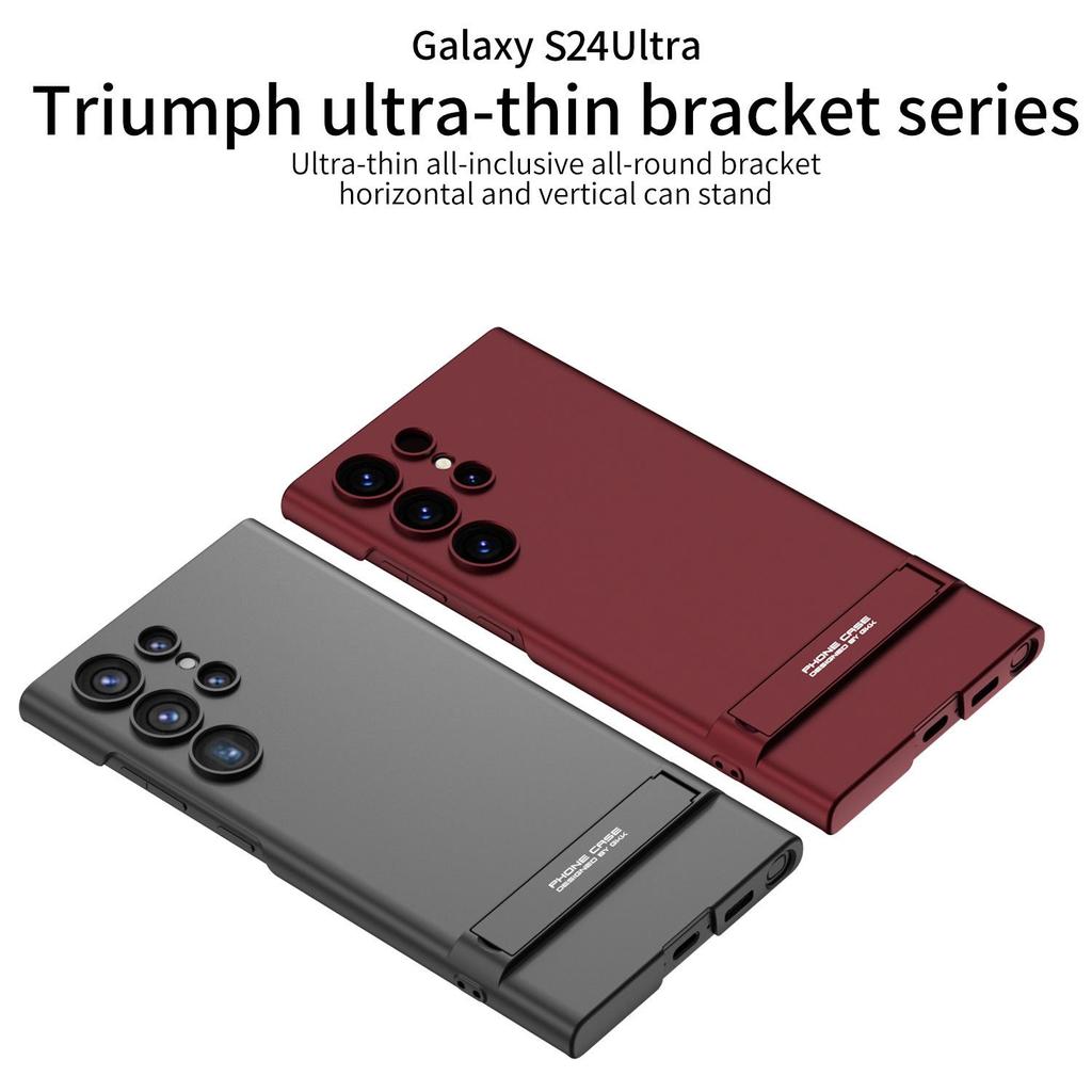 Чехол для телефона Samsung S24 Ultra с регулируемой подставкой Triumph, ультратонкий, однотонный, защита от падений