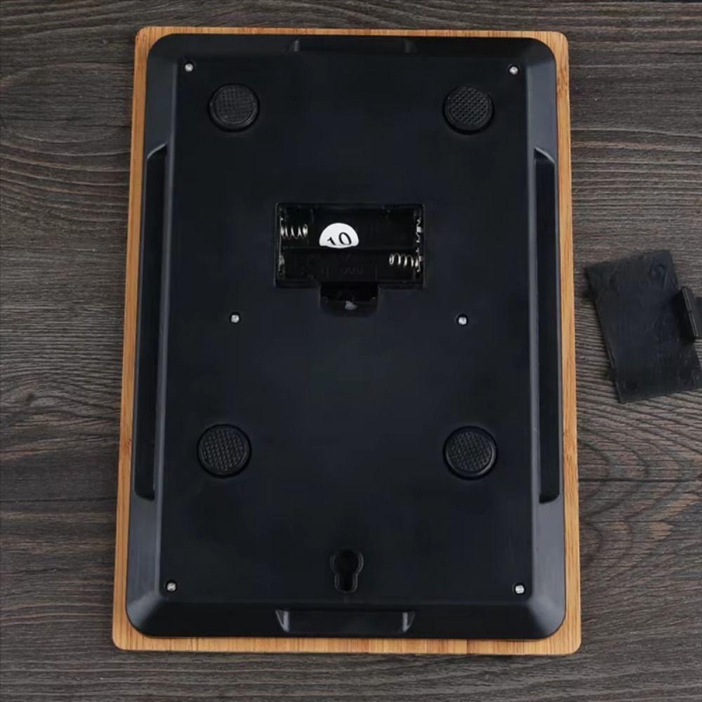 5kg Weighing Bamboo Kitchen Scale LCD Display Electronic Household Scale Digital Food Scales  Fruit