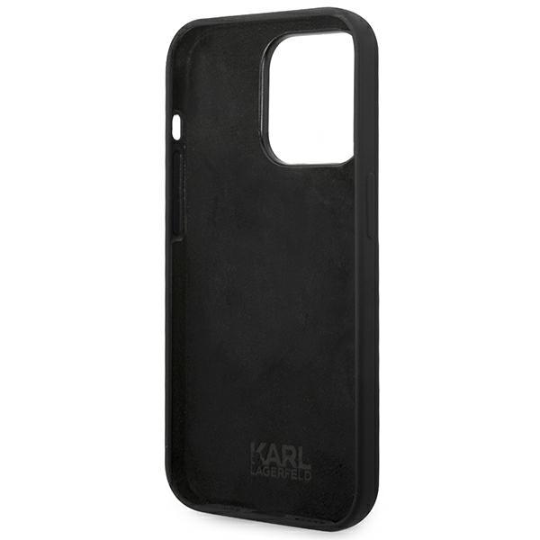 Etui do iPhone 14 Pro Karl Lagerfeld Choupette Body Czarny