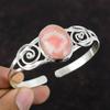 Rhodochrosite Cuff Bracelet 925 Sterling Silver Bangle High Quality Gemstone Jewelry Adjustable Bangle Handmade Elegant Jewelry Gift For Mom