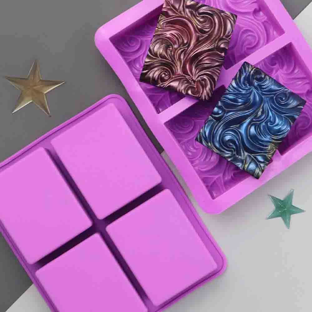 Multifunction DIY Craft Handmade Flower Shaped Cake Mould Soaps Supplies Silicone Soap Mold