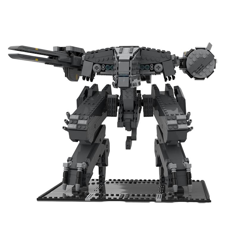 Buildmoc Metal Mech Geared Solid Rex Robots Model MOC Set Building Blocks Kits Toys for Children Kids Gifts Toy 1883PCS Bricks