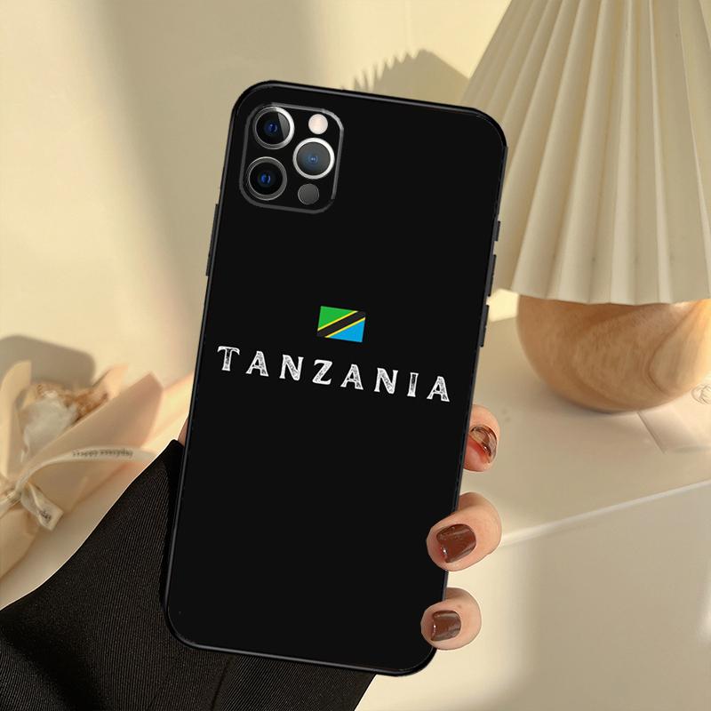 Tanzania National Flag Phone Case For iPhone 15 14 13 12 11 16 17 Pro Max 13 mini 15 16 Plus 16e 17 Air Cover Funda