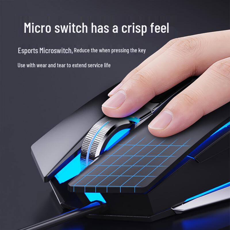 HP Проводная игровая мышь M220
