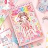 Chinese Style Girl Dress-up Sticker DIY Little Girl Stickers Toy Gifts Cartoon Sticker Book