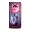 Чехол для телефона Красная Лиса для Xiaomi Poco F7 Ultra F6 F5 F4 F3 X6 X5 X4 X3 NFC C51 C55 M4 GT 5G Мягкий ТПУ Корпус Fundas Capas Сумки