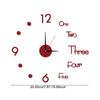 3D DIY Wall Clock Simple Installation Quiet Wall Clock Battery-Powered Modern Nordic Wall Clock for Living Room Bedroom