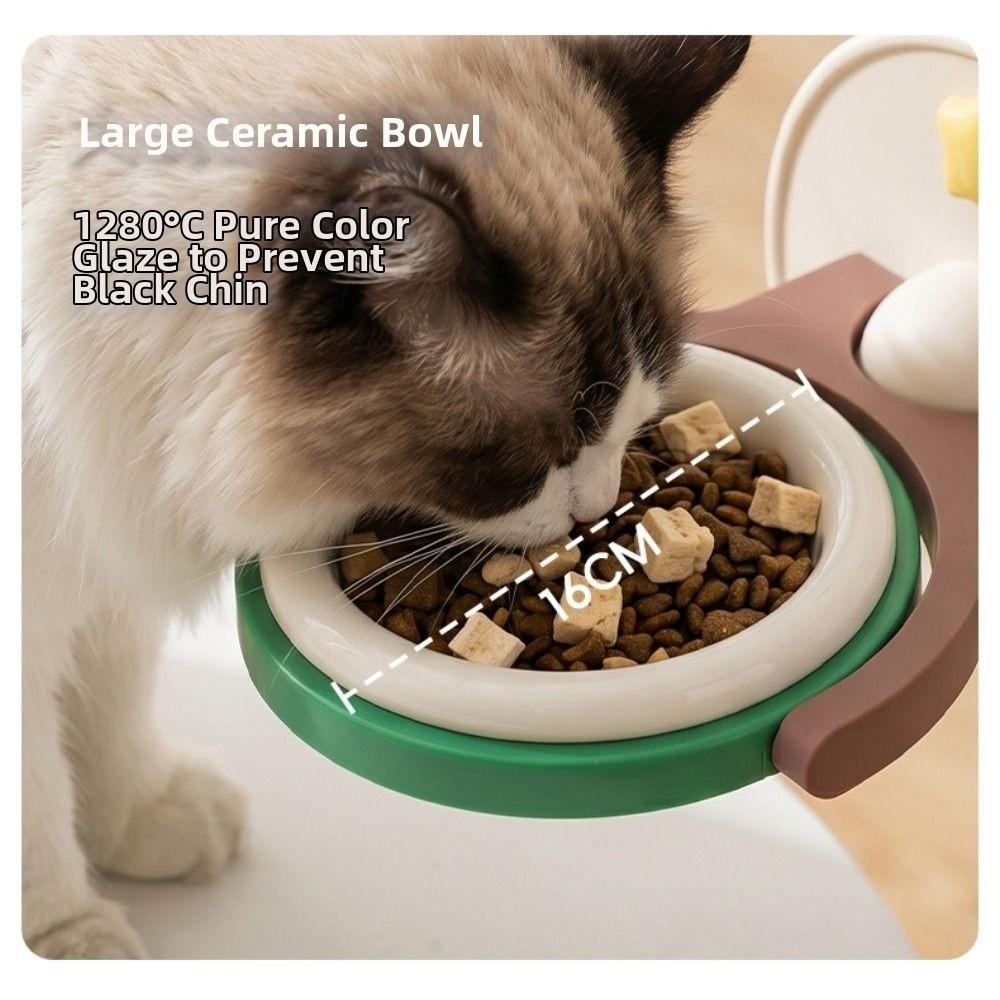 Floor Standing Pet Feeder Bowl Space-saving Wall-Mounted Pet Bowl New 2 IN 1 Pet Bowl Indoor Use