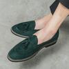 Fashion Tassel Loafers Slip-On Loafers Men's Casual Mules Shoes Suede Driving Shoes Fashion Mens Moccasins Pointed Banquet Social Shoes