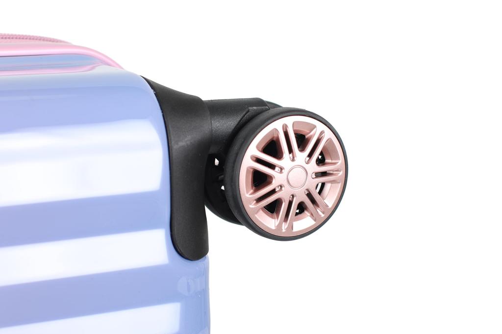 Carry Case Suitcase Zipper Expandable Pastel Gradient Cute Stylish 36 when L 3kg Beige Pink [Actus] Carry-On (41 expanded) 74-20573