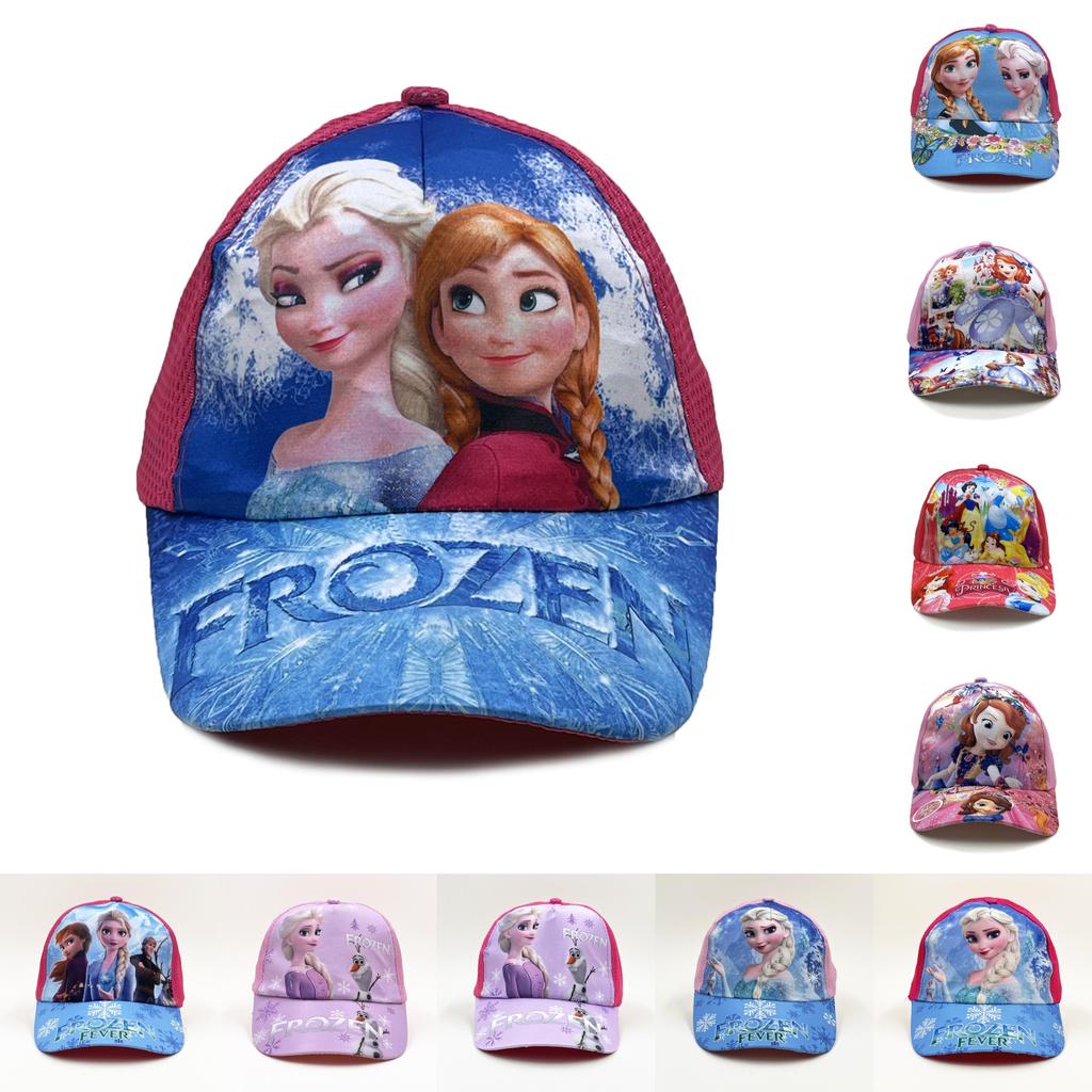 Baseball Character Frozen Hat With Breathable Polyester Material Protection Sun