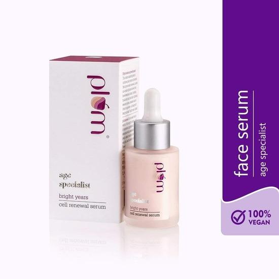 Plum Bright Years Cell Renewal Serum | Ультраувлажняющая сыворотка | Для всех типов кожи | 100% веганский продукт, не тестируется на животных | 30 мл