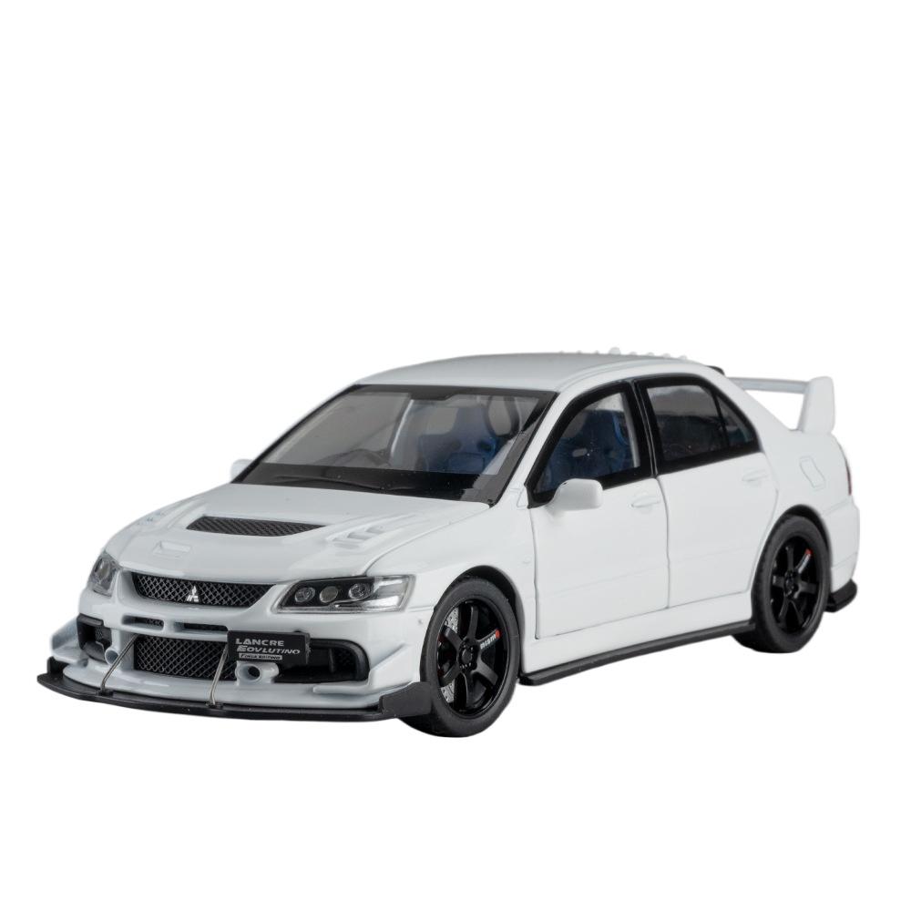 1/32 Mitsubishis Lancer Evolution литая модель спортивного автомобиля из металла гоночные машины модель автомобиля звук и свет детские игрушки подарок