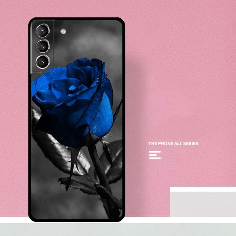 Синяя Роза Художественный Чехол Для Телефона Для Samsung Galaxy S26 S25 S24 S20 S21 S22 S23 Ultra S10 Plus S25 FE Чехол Coque