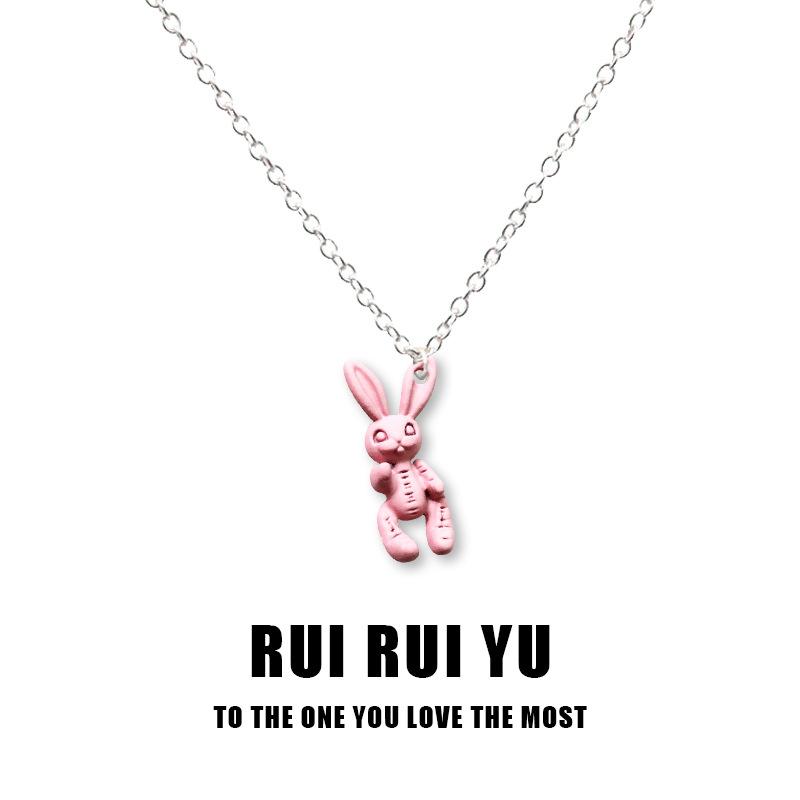 QQs Rogue Rabbit кулон ожерелье кулон ожерелье для женщин мужчин подруга пара любовник ювелирные изделия подарок
