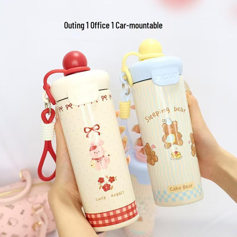 Премиальная изолированная кружка-стакан из нержавеющей стали 316 с ручкой - Большой объем для женщин