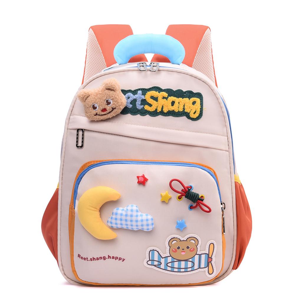 Soft Cute Girl Heart Children'S Backpack Kindergarten Small And Medium Class Baby Schoolbag Light And Comfortable Children'S Backpack