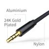 Pffee 24 К позолоченный стереозвук аудио кабель между мужчинами 3,5 мм разъем Aux кабель автомобильная гарнитура динамик плеер Aux шнур