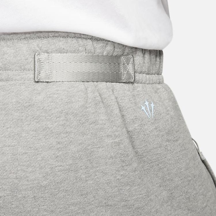 Nike Nocta Collection Logo Print Casual Sweatpants Men Bottoms Grey DX2840-063