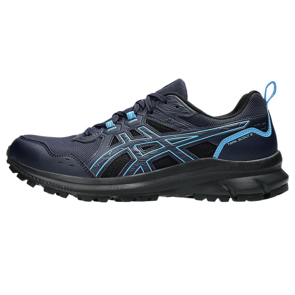 Новые Asics Trail Scout 3 Полуночный Синий Светло-голубой 1011B700-403